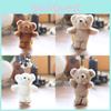 Teddy Bear Plush Keychain Pp Cotton Filled Bag Decor  Kids Gift Stuffed Animal