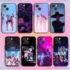 Чехол для телефона KPop D-Demon H-Hunters-S для iPhone 16,15,14,13,12,11, Pro, XS, Max, XR, Plus, E, SE4, Mini Черный Мягкий Чехол