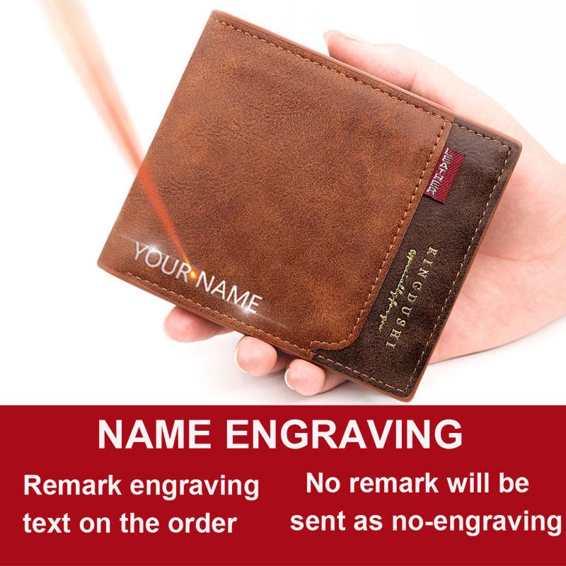 Новые мужские короткие кошельки, высококачественные классические держатели для карт, простые мужские кошельки с застежкой-молнией и карманом для монет, зажимы для денег