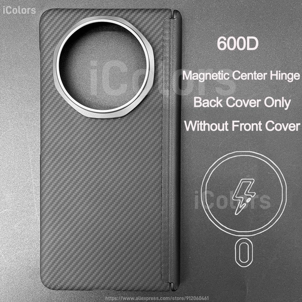 Magnetic MagSafe Case for Honor Magic V5 Kevlar Aramid Carbon Fiber Cover Ultra-Thin Lightweight Slim Armor Protective Cover