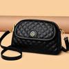 New Autumn and Winter Diamond Middle-aged Bag Women's Trendy Shoulder Bag Simple Crossbody Bag Women's Small Square Bag