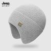 Зимняя шапка-бини Jeep с защитой ушей, мужская, для улицы, теплая шерстяная шапка, женская повседневная универсальная шапка-пуловер