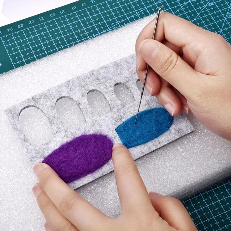 38 Colors Felt Craft Felting Wool Fiber Felt Fabric Felting Pack DIY Handmade Toys 5g/10g/20g/50g