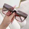 New Large Frame Square Sunglasses Women'S Fashion Brand Designer Sun Glasses Women Outdoor Travel Eyewear Uv400