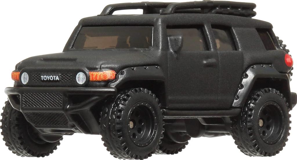 Hot Wheels Fast and Furious Toyota FJ Cruiser Vehicle Toy Mini Car for Ages 3 and Up Black HRT99 -