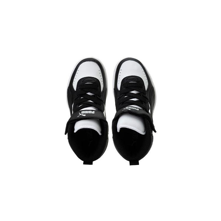 Puma Rebound Joy Маленький ребенок 'Черный Белый' 374688-01