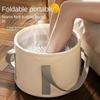 Portable Folding Foot Soak Bath Tub with Heat Preservation Multifunctional Deep Basin Aluminum Film Insulated