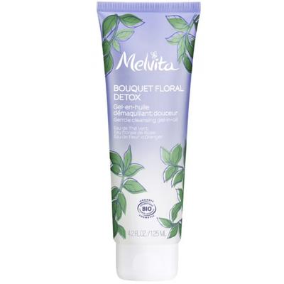 Melvita - FLORAL DETOX BOUQUET - Органический нежный гель для снятия макияжа в масле 125мл, 1 шт.