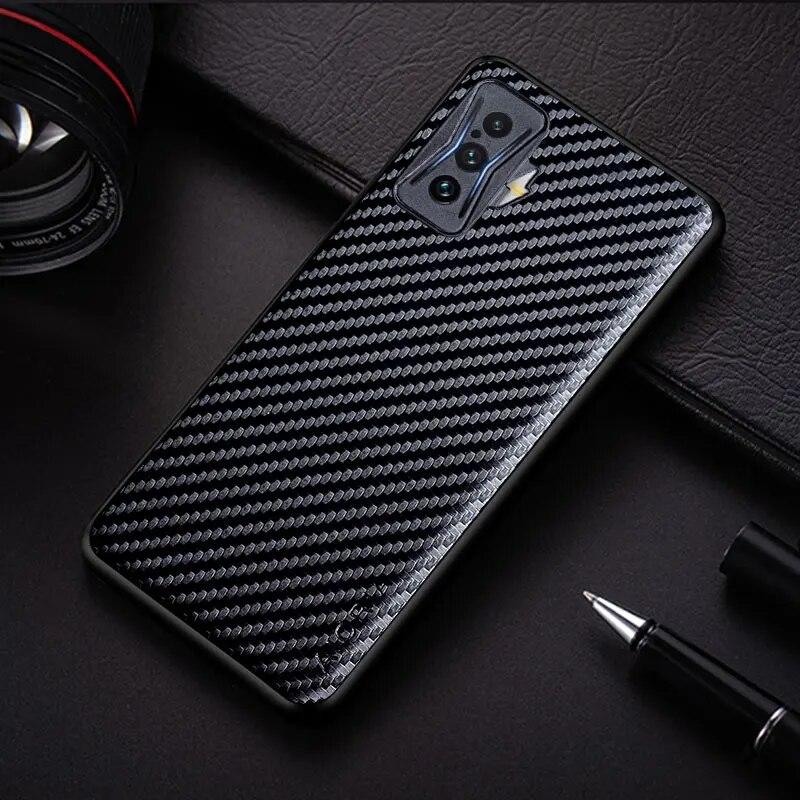 Carbon Fibre Texture Phone Case for Xiaomi Poco F4 GT Redmi K50 Gaming Fashion Design Back Cover Funda Coque for Poco F4 GT Case