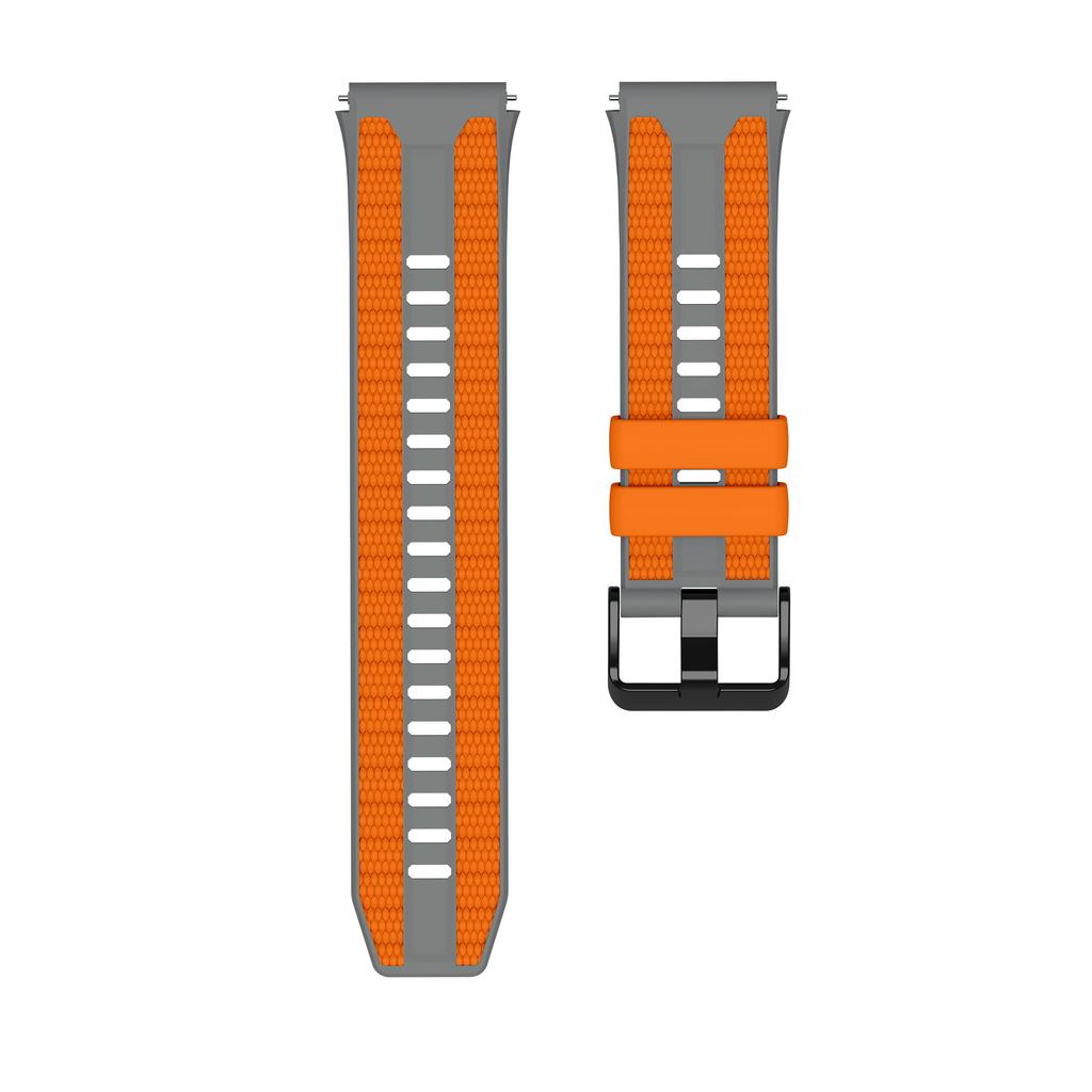 22mm Silicone Band for Huawei Ultimate 2 Two-tone Strap Sport Replace Wrist Band for Huawei Ultimate 1 2 GT6/GT6 Pro