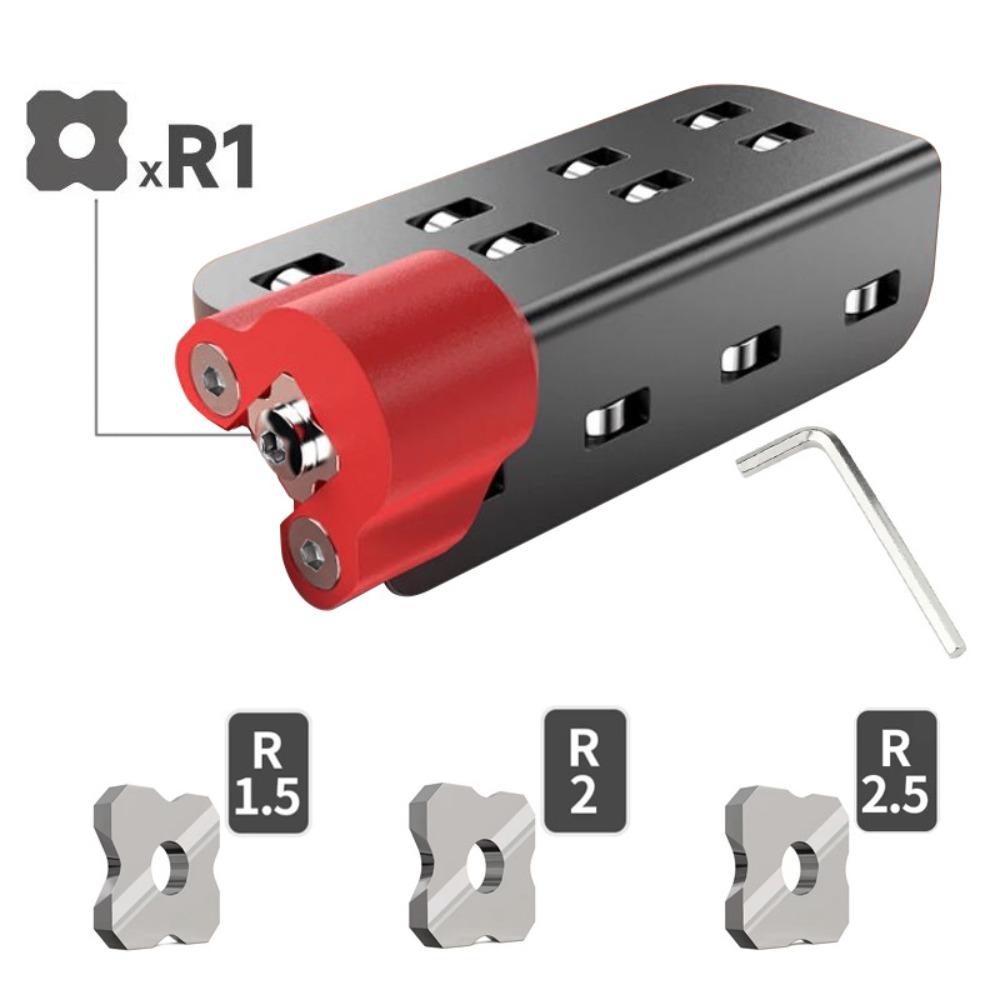 Новый быстрый инструмент для снятия фаски по дереву, скребок для галтели, триммер для дуги, инструмент для обрезки кромок, металлический инструмент для снятия заусенцев с дерева, ручной рубанок для углов