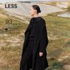 LESS 2025 Winter Double-Sided Long Wool Coat