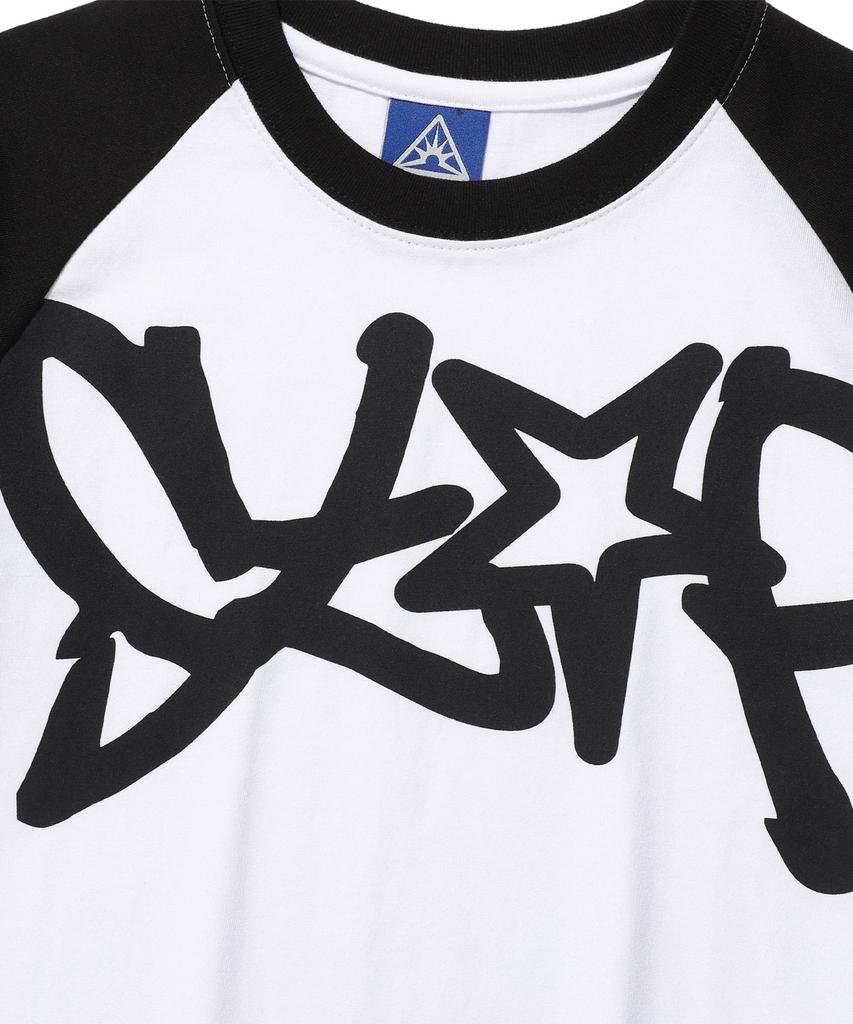 ISTKUNST Stop Crop Raglan Tee_White(Ik2Fmft530A)