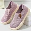 Shoes Women's Versatile Summer New Fly-woven Breathable Non-smelly Feet Casual Shoes Soft-soled Sports Shoes Mesh Breathable Women's Shoes