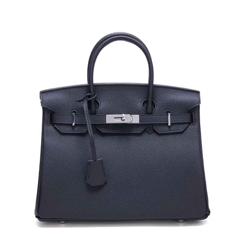 Новая серебряная пряжка металлическая платиновая сумка из натуральной кожи большая вместительная ручная женская сумка с узором личи верхний слой коровьей кожи сумка через плечо