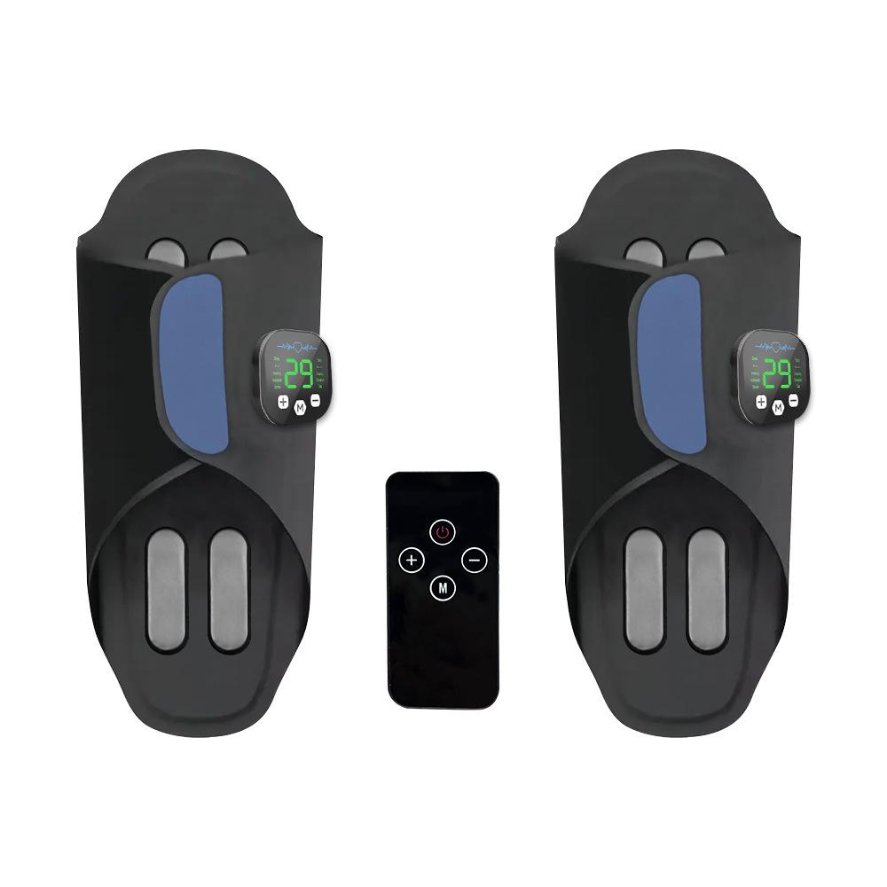 Professional TENS-EMS Foot Massager Machine for Relaxation, Shiatsu Acupoint Massage Pad with Pulse, Portable Home Use