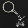 Fashion Punk Style Motorcross Motorcycle Pendant Keychain Metal Key Holder Chain Jewelry Gifts