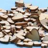 100PCS Mixed Decoration Rustic Wooden Love Heart Crafts Accessories Wedding Decor Table Scatter