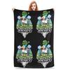 Флисовые пледы Chicken Jockey, Пледы для игры в зомби для кровати, автомобиля, Легкое тонкое одеяло для спальни,