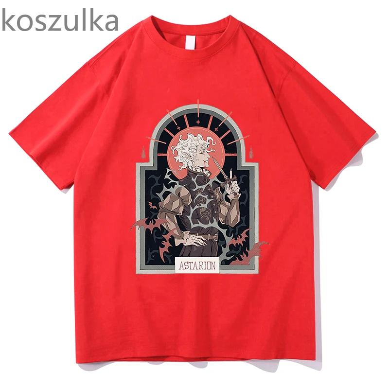 Футболка Astarion унисекс, летняя мода из чистого хлопка, унисекс, женская повседневная футболка, уличная одежда, винтажная уличная одежда с короткими рукавами в стиле Харадзюку