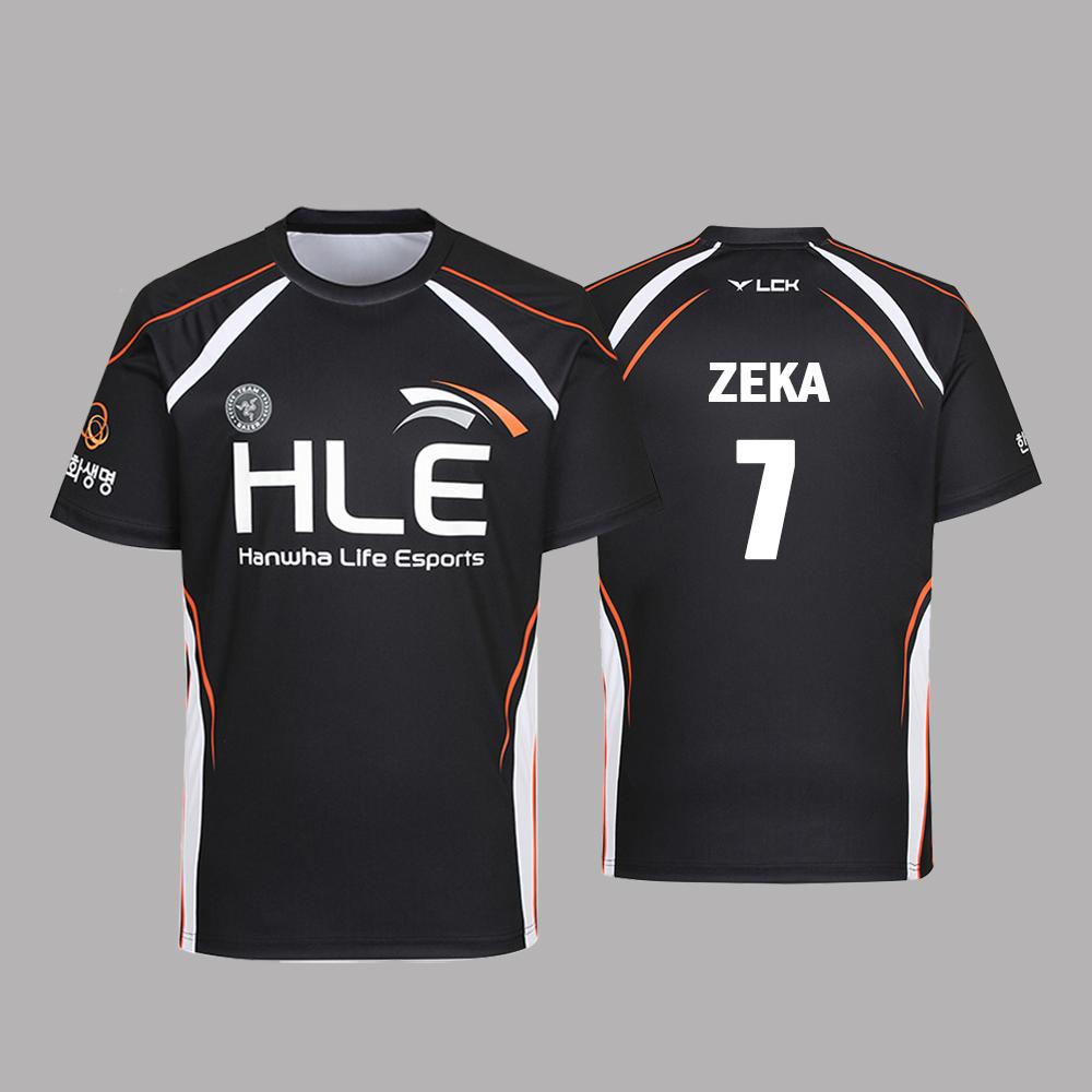 Новая форма клуба HLE Esports, футболка Zeus Viper League 2025 Of Legends, игровой спортивный тренировочный костюм, футболки, уличная одежда, свободные топы