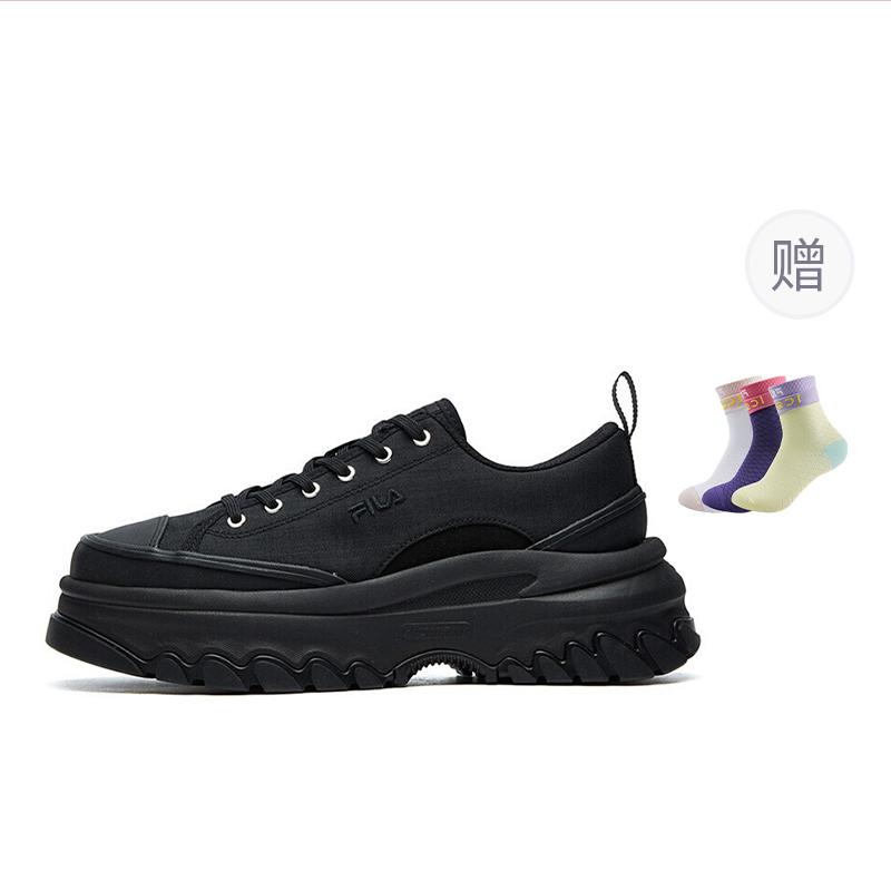 Fila Кеды Lava Canvas Спортивные Низкие Повседневные Обувь Женская Черные F12W124155FBK