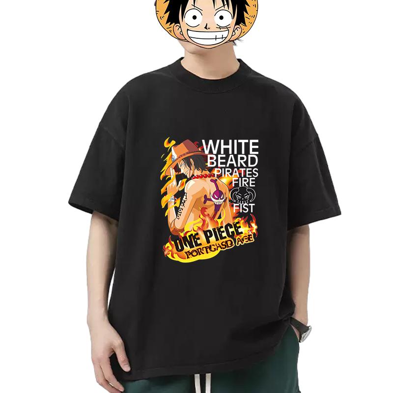 Футболка с принтом One Piece Kamen Rider Ace для мужчин и женщин, с короткими рукавами, из чистого хлопка, аниме, 2D, модная футболка