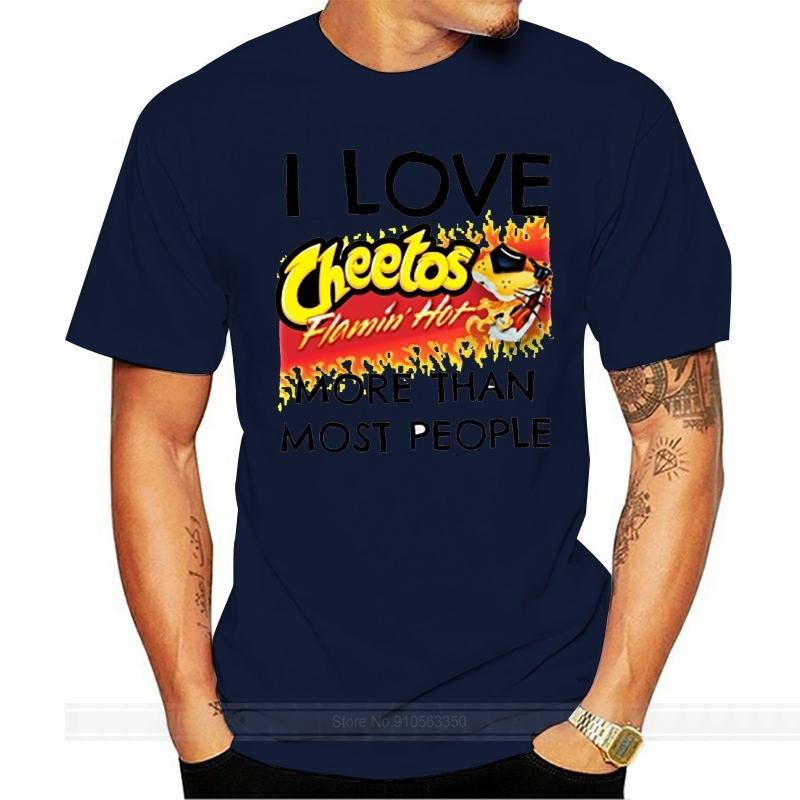 summer Refreshing Short Sleeve Cotton HOT CHEETOS letter Print men Tshirt Cool men Tee Shirts Tops ONeck Regular T Shirt