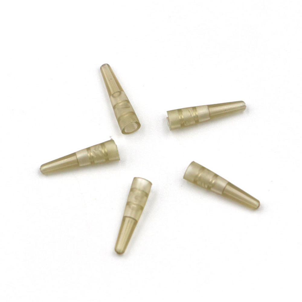For Saftey Lead Clips Fishing Tools Outdoor Fishing Tail Tubes Brown Cones Pipe Tube Rig Sleeves