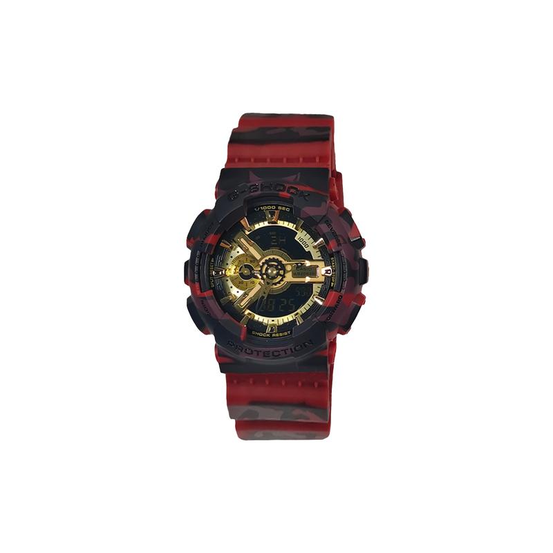 Casio Индивидуальные часы модифицированная серия камуфляжный полимерный корпус модные мужские часы GA-110GB-1A модифицированные-reef fission GA-110GB-1A-MiCaiHongBiaoDai