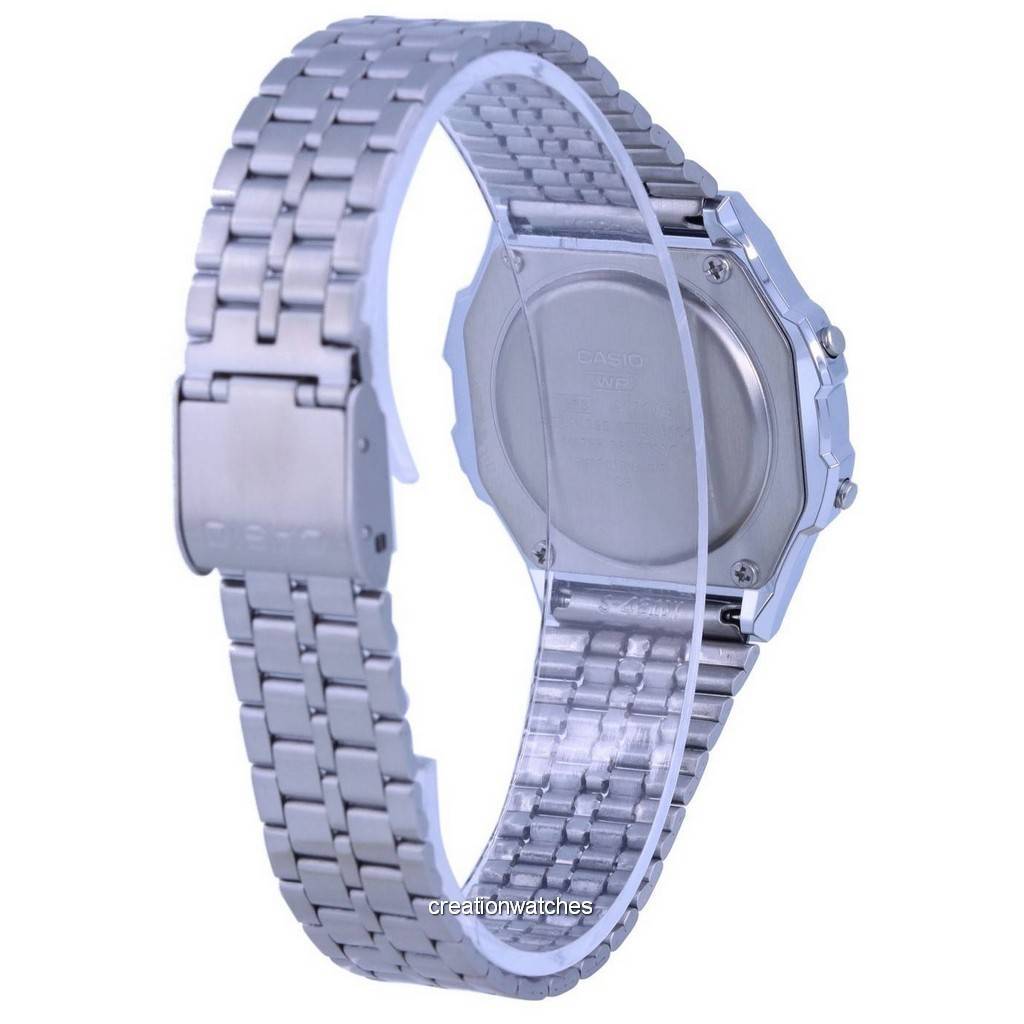 Casio A171 Vintage Stainless Steel Resin Digital A171WE-1A A171WE-1 Часы унисекс