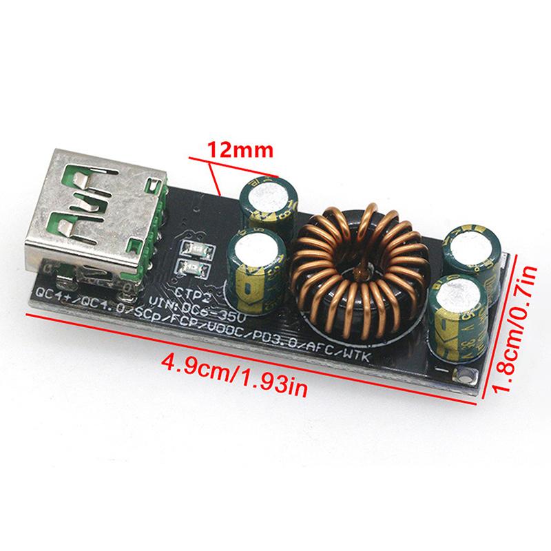 Qc4.0 Qc3.0 Usb Type-C Mobile Phone Quick Charge Adapter 6-35V Step Down Boost Module For Huawei Scp/Fcp