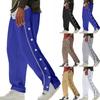 Men'S Sports Pants, Drawstring Casual Pants, Hiking Pants, Side Breasted Pants