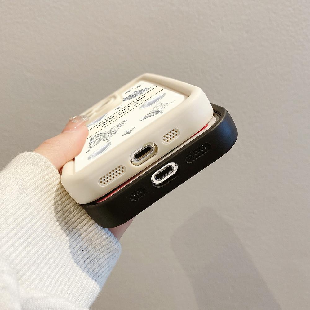 Мягкий чехол для телефона Angel Eye для Samsung A13 A23 A53 A14 A24 A34 A54 A15 A25 A35 A55 S20 S23 FE S24 Ultra Ae67 Бабочка цветок милый мультяшный арт-дизайн