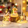 Christmas Led Light Ornaments Santa Castle Snow House Luminous Crafts 2026 New Year Kid Gift Xmas Party Home Decor