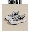 Хоккайдо парусиновые туфли женские лето 2024 новые спортивные белые туфли для отдыха мягкая подошва увеличивающая рост спортивная обувь женская прилив