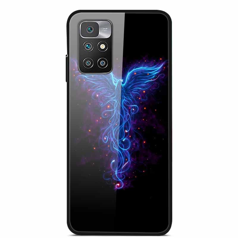 Для чехлов Redmi Note 10 Pro Note10T Закаленное Стекло Жесткая Задняя Крышка для Чехла Телефона Xiaomi Redmi Note 10 5G / Note 10T Capa Fundas