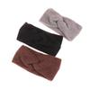 Повязки на голову крест-накрест, вязаные, широкие, теплые, скрученные, эластичные, зимние, утепленные, мягкие, эластичные, тюрбаны для женщин и девочек