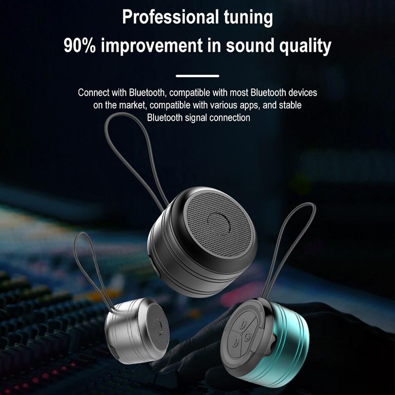 Всенаправленный стереозвук HIFI на 360° Мини портативный аудио сабвуфер Bluetooth Маленький динамик