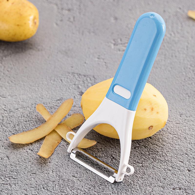 Нож для очистки овощей Терка из нержавеющей стали Керамический кухонный нож для фруктов Нож для резки Портативный скребок