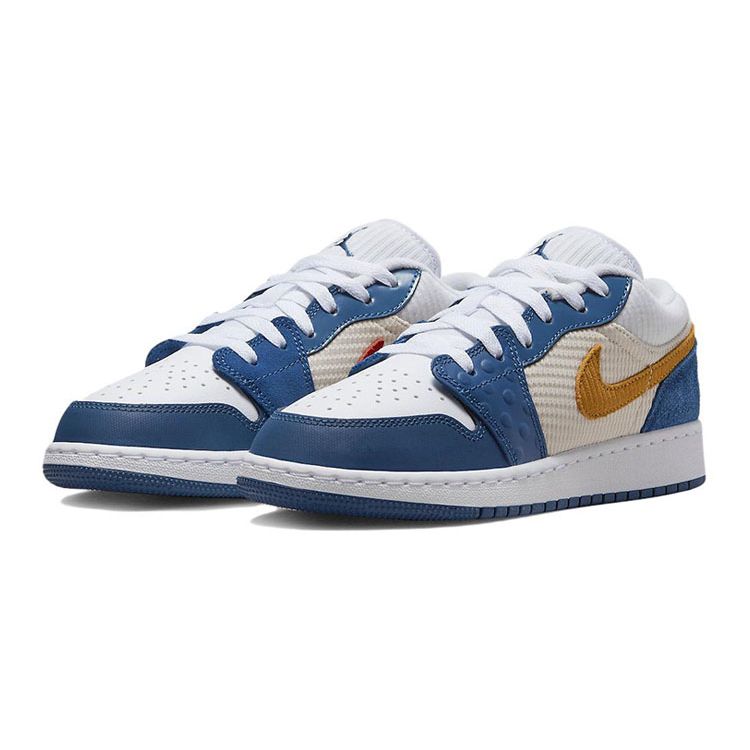 Кроссовки Air Jordan 1 Low SE GS Messy Room French Blue Chutney для детей DR6960-400