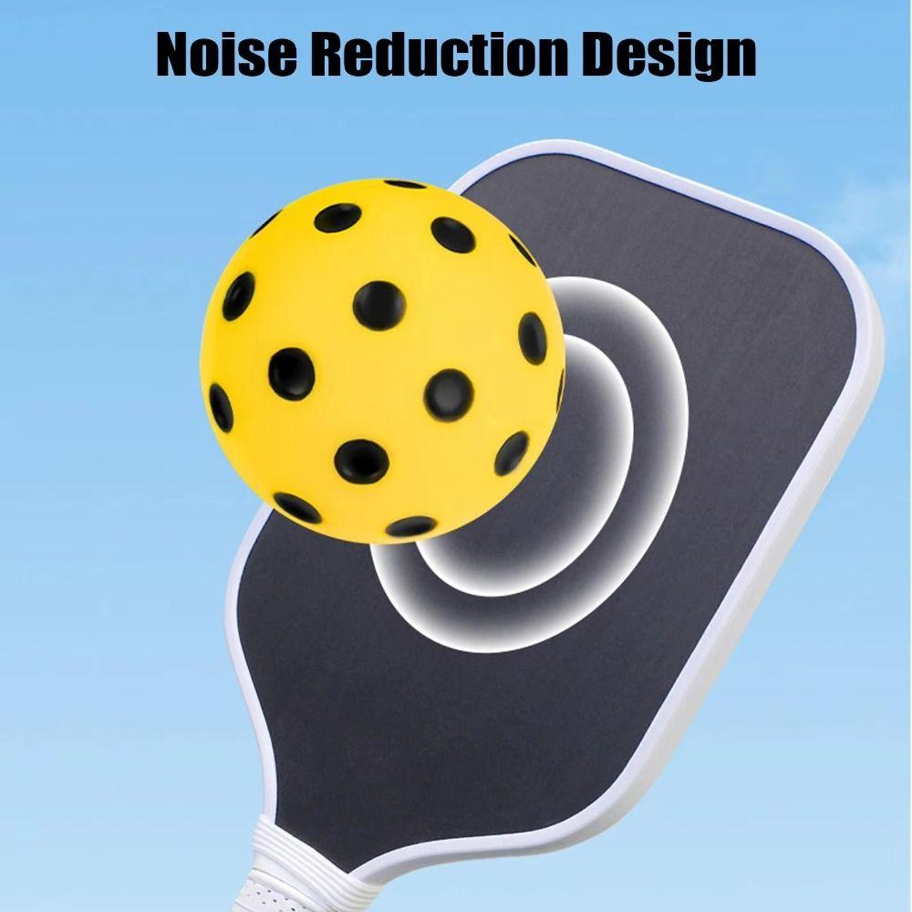 High Bounce Pickleball Training Balls Silent Quiet Pickleball Balls  Indoor Entertainment