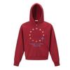 Unisex Vintage Streetwear Hooded Zip-Up Sweatshirt With Retro Graphic Print Oversized Fit Washed Cotton Blend