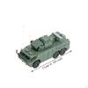 1/72 Armored Vehicle Building Kits 4D Assemble Transport Truck Toy for Collectibles