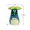 Totoro Cute Umbrella Blowing Horn Cat Pajama Girl Mini Model For Gardening Decor
