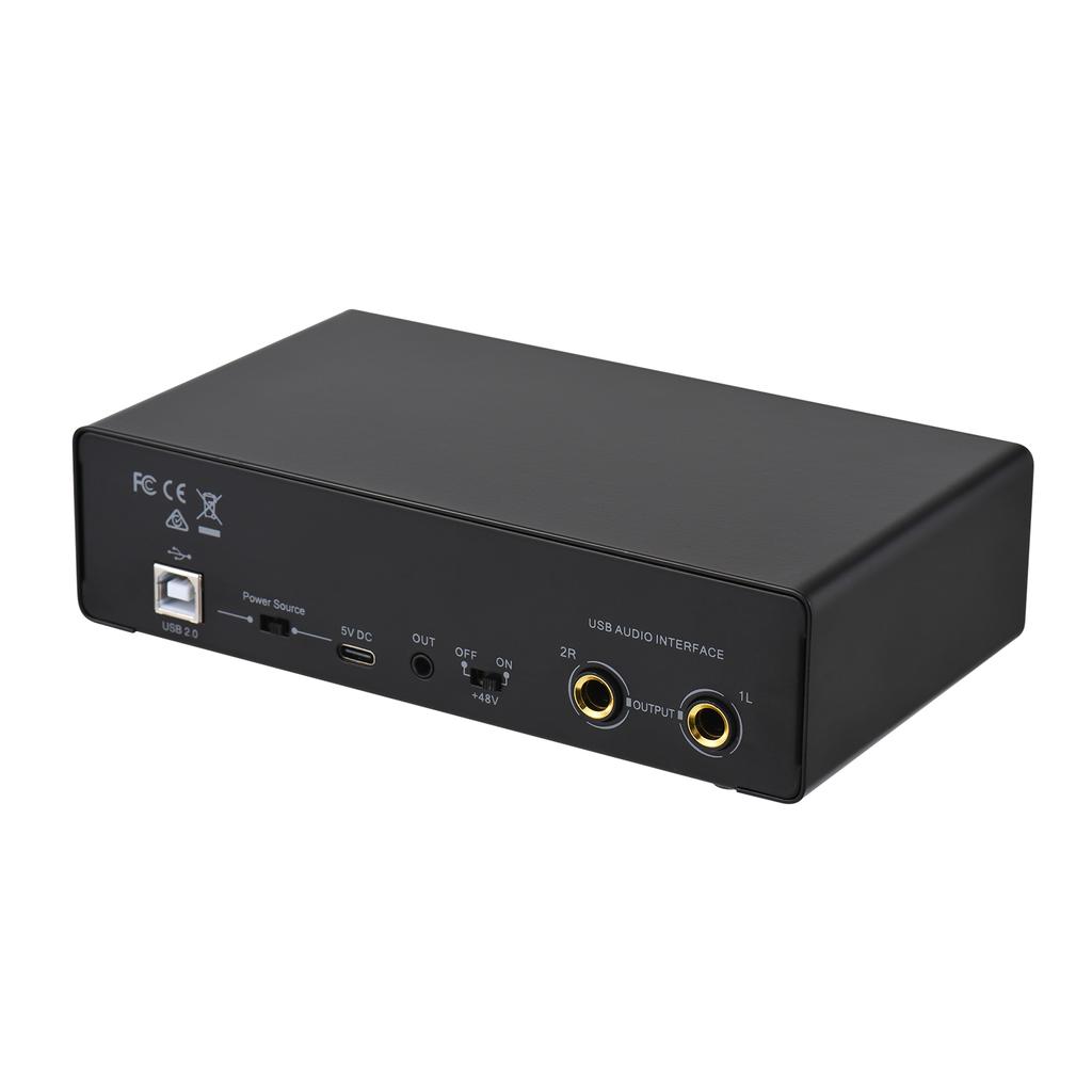 Профессиональный записывающий микрофон   Интерфейс   USB Type-C 5 В и данные   USB 2.0 Микшерная консоль Микрофон Звуковая карта