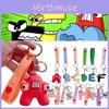 Alphabet Lore Kids Keyring Stickers Toys Pendant Figures Gift