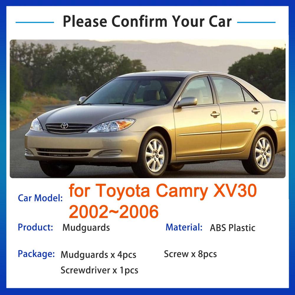 4x для Toyota Camry XV30 XV 30 30 2002 2003 2004 2005 2006 Брызговики Брызговики Брызговики Fender Аксессуары для передних колес