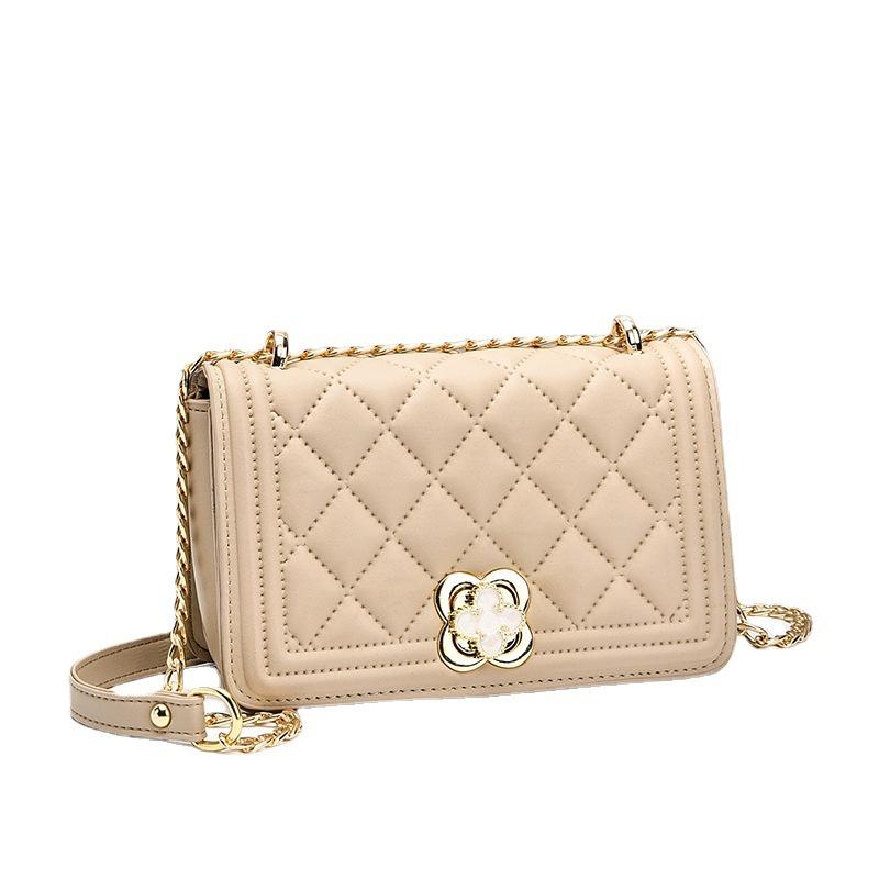 IELGY Korean Version of Fashionable Women's Bags, Trendy Small Square Bags, Chain Single Shoulder Oblique Span Bags