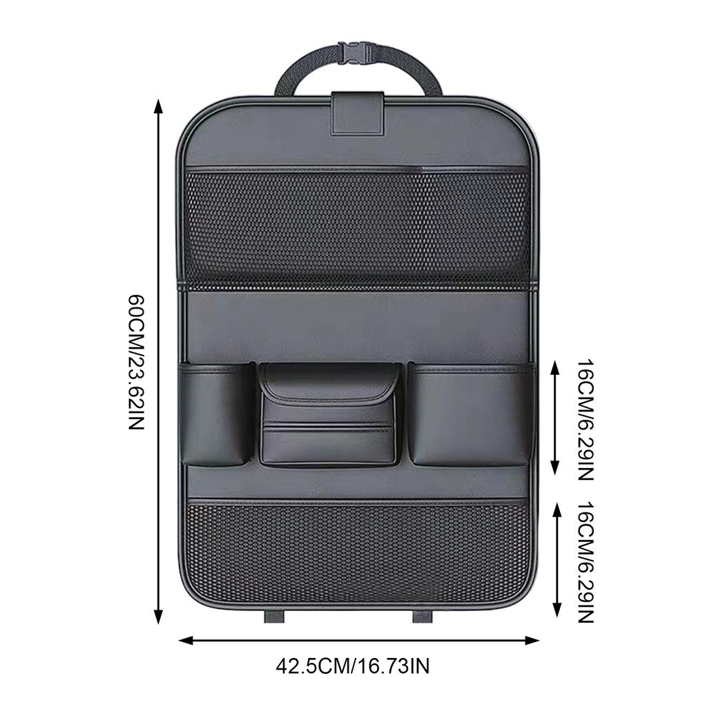 Car Back Seat Organizer Bag with Upper Folding Design Easy to Work for Car Travel Accessories